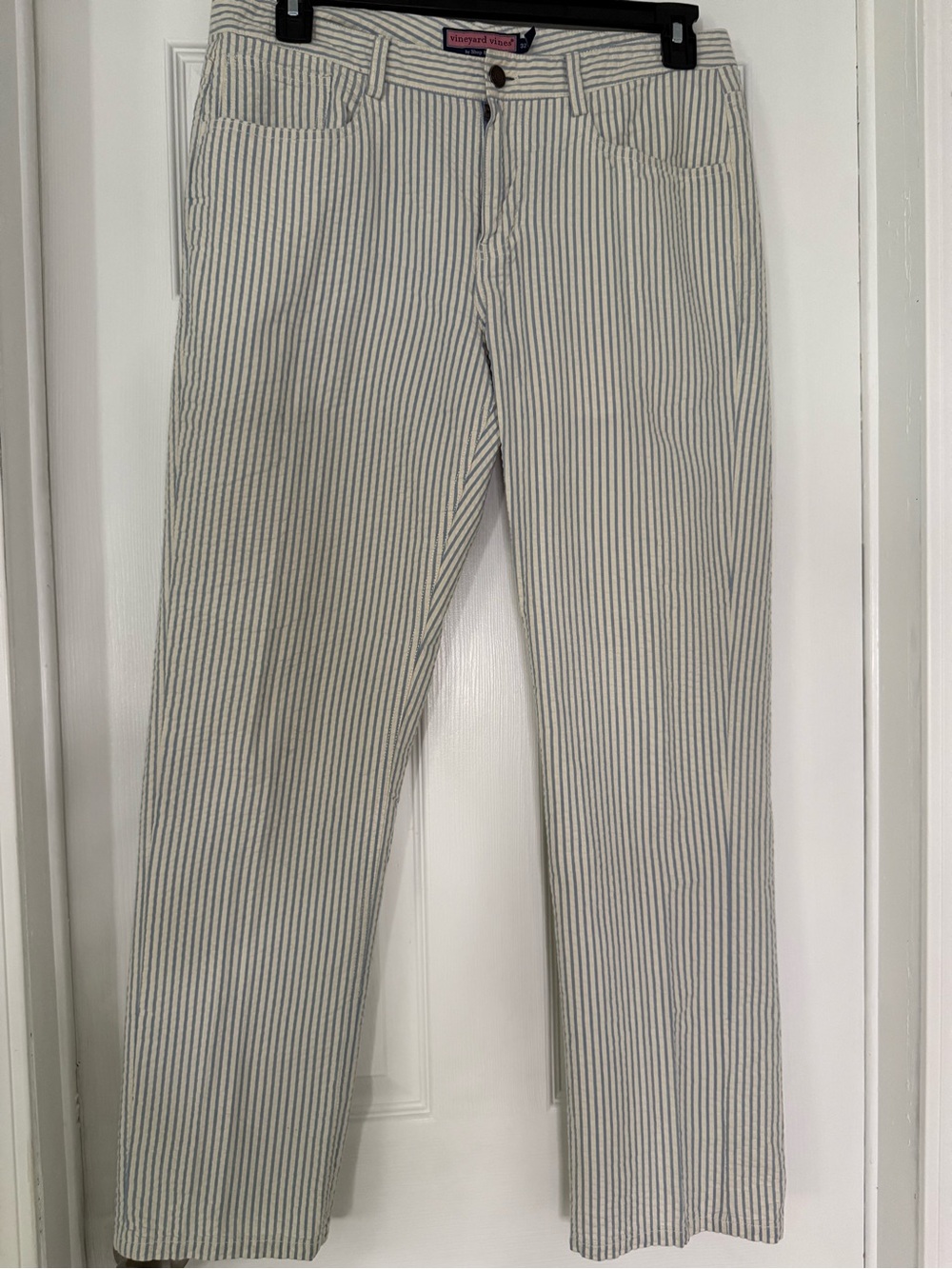 Vineyard Vines Blue and White Striped Pants